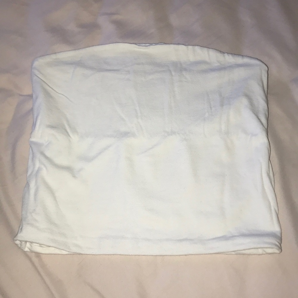 brandy melville white tube top